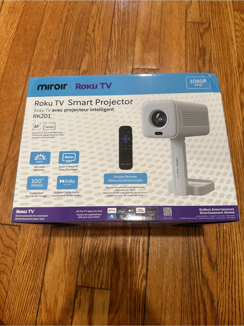 Roku TV Smart Projector RK201 — White